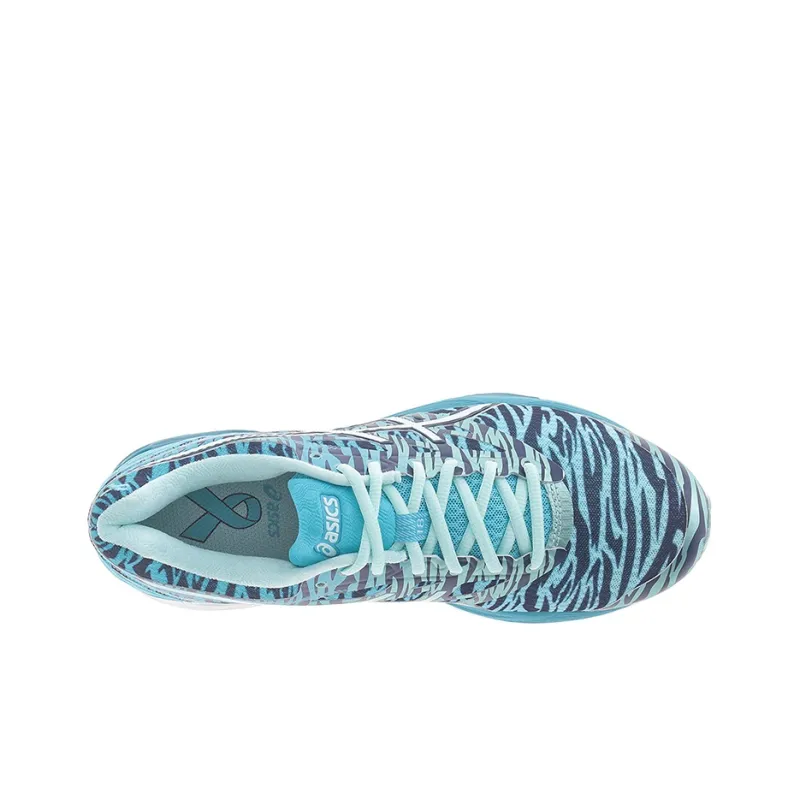 Asics Gel-Cumulus 18 BR Wear-Resistant Low-Top Running Shoes Women's Lake Blue-3