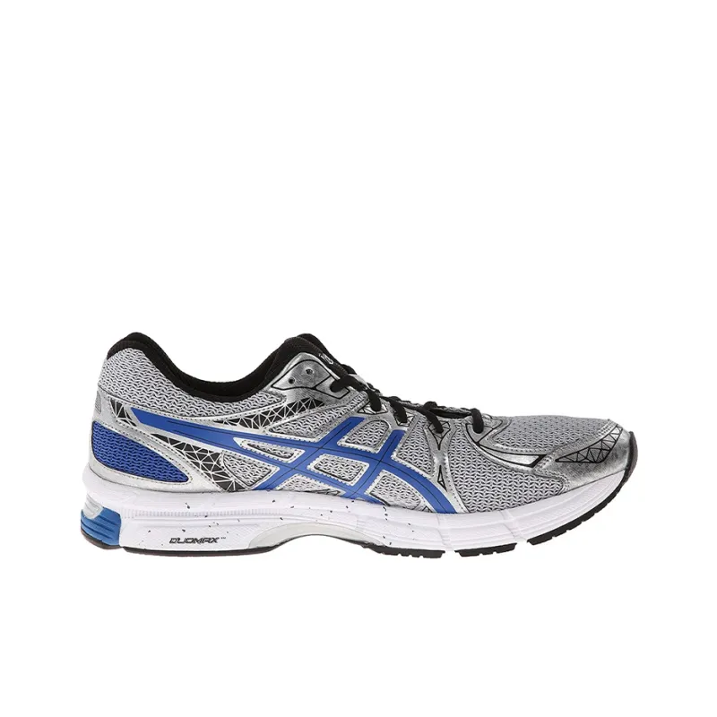 Asics Gel Exalt 2 Breathable And Wear resistant Low Top Running Shoes Men's Silver Blue 4E Width-1