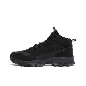 XTEP Anti Slip And Wear Resistant Warm Mid Top Trekking Shoes Men's Black
