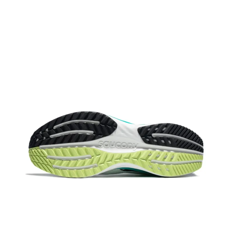 Saucony Phoenix Inferno 1 Cushioning Anti Slip And Wear Resistant Low Top Running Shoes Men's White Green-4