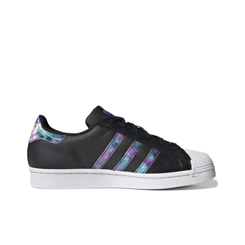 Adidas Originals Superstar 'Black White Purple' Women's-1