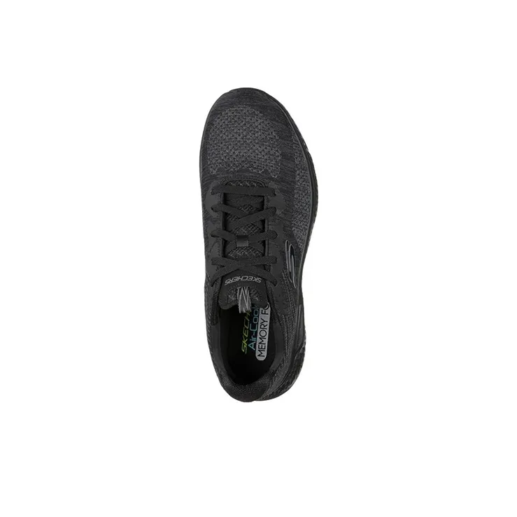 Skechers Solar Fuse Cushioned Anti-Slip Wear-Resistant Breathable Lightweight Low-Top Casual Running Shoes Men's Black-2