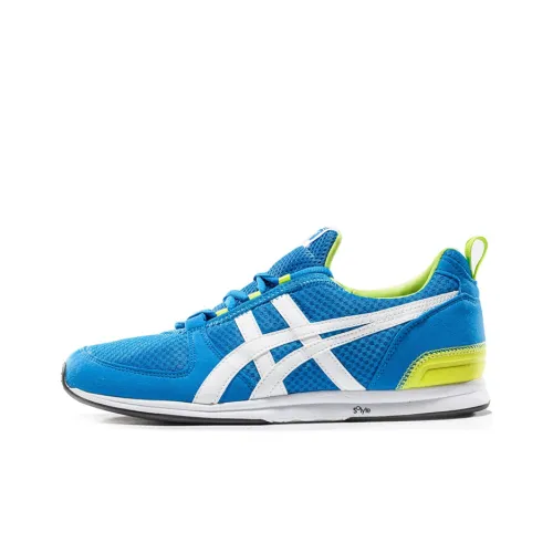 Onitsuka Tiger Tiger Ult-Racer Slip-Resistant Cushioning Wear-Resistant Low-Top Running Shoes Men's Blue White