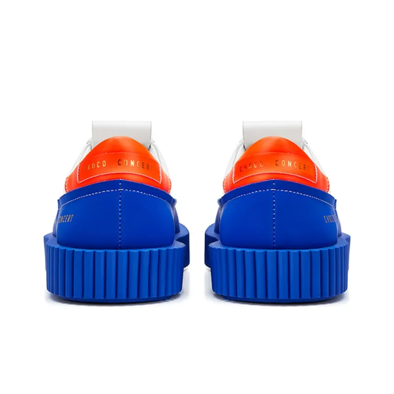 CHOCO CONCERT Skateboard Shoes Unisex Low Top Blue-3