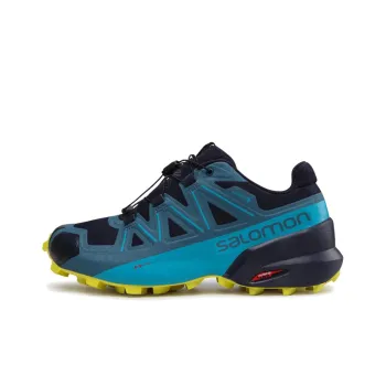 SALOMON Speedcross 5 Cushioning Anti Slip And Wear Resistant Low Top Trail Running Running Shoes Men's Dark Blue