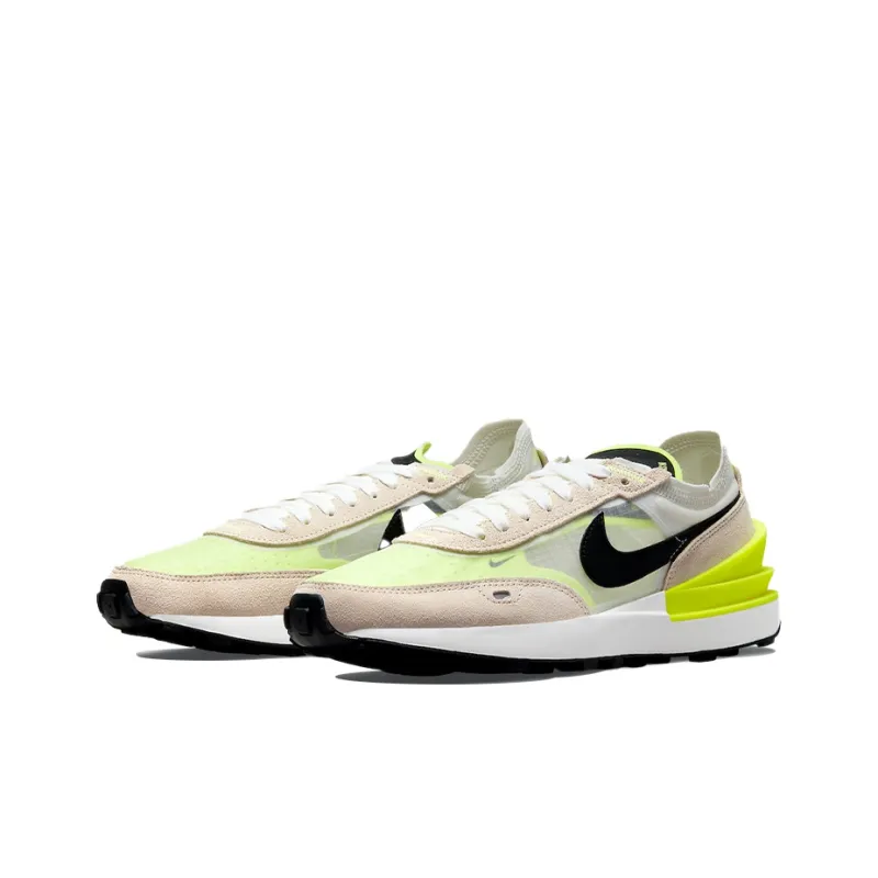 Nike Waffle One Summit White Rattan Volt Women's-2