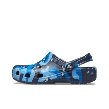 Crocs Classic Printed Camo Clogs 'Blue Navy'
