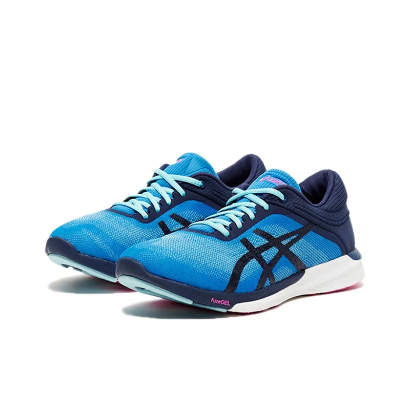 Asics Fuze Breathable Lightweight And Wear-Resistant Low-Top Running Shoes Women's Blue-2
