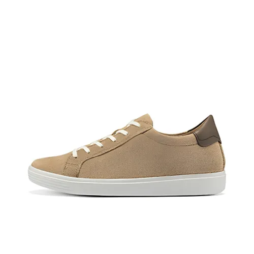 Ecco Soft Cool Skateboard Shoes Women's Low-Top Brown