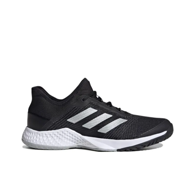 Adidas Adizero Club Anti-Slip And Wear-Resistant Breathable Low-Top Running Shoes Men's Black White Silver-1
