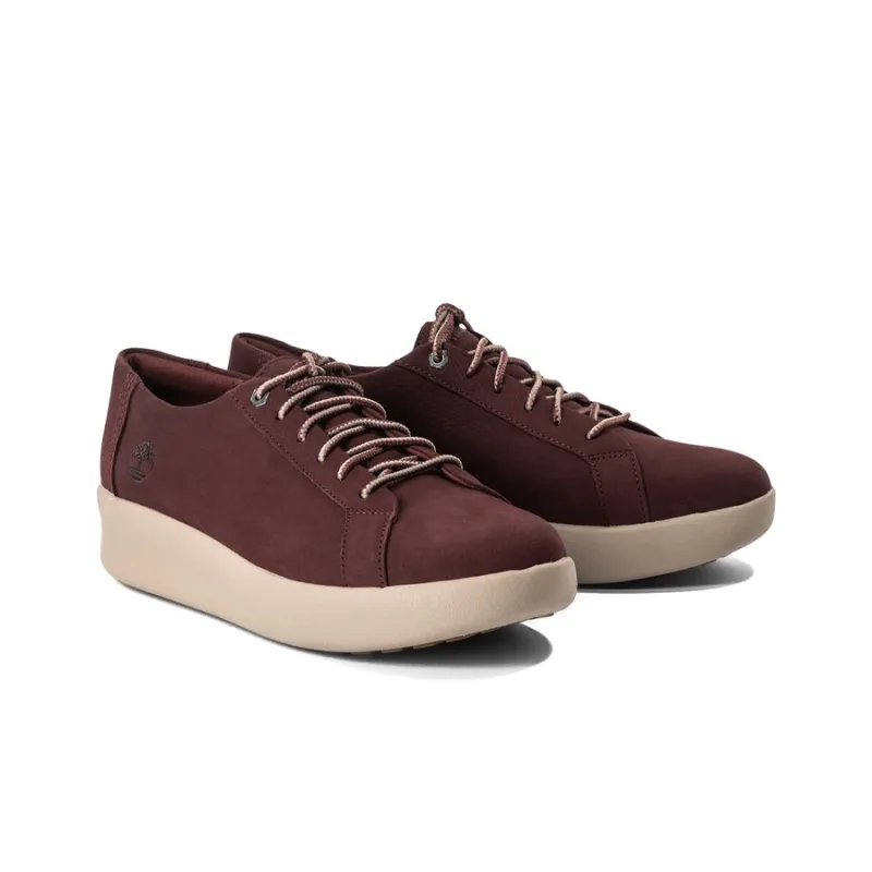 Timberland Berlin Park Running Shoes Women's Low Top Burgundy/White-2