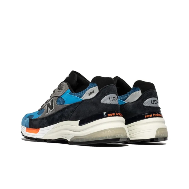 New Balance 992 Black Blue Grey-2