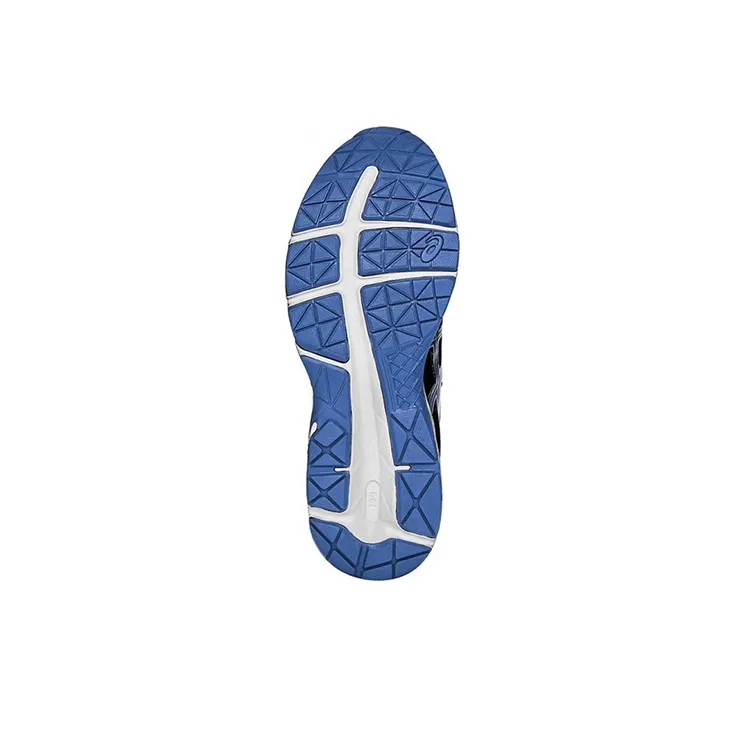 Asics Gel-Contend 4 Slip-Resistant Low-Top Running Shoes Men's Gray White Blue-3