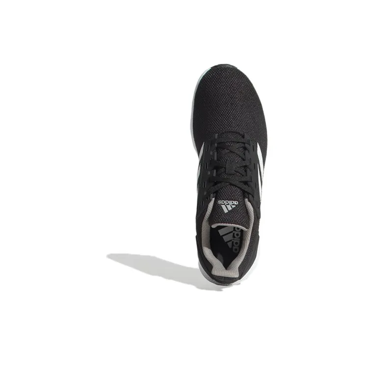 Adidas DURAMO 9 Cushioning Wear-Resistant Low-Top Running Shoes Men's Black White-4