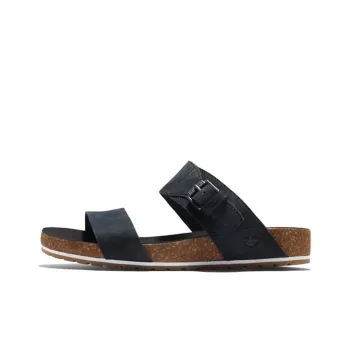 Timberland Malibu Waves Rubber Sole Slip-Resistant Quick Dry Slide Slippers Women's Black