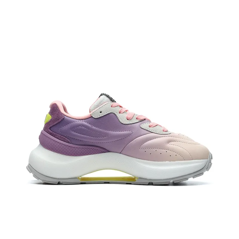 FILA Flusso Icona Low Top Casual Shoes Women's Purple Pink-1