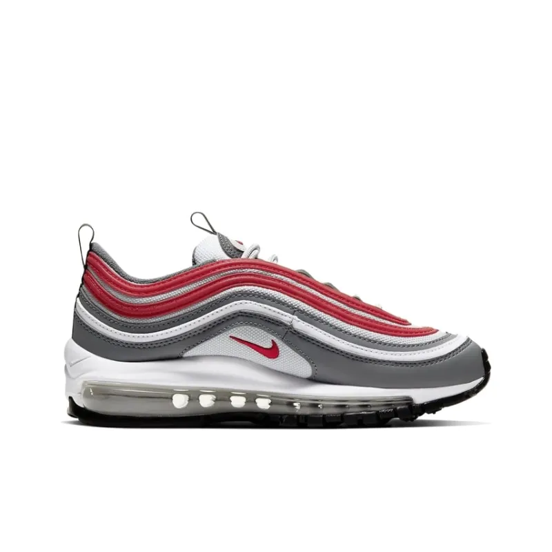 Nike Kids Air Max 97 "Smoke Grey/Red" Sneakers-1