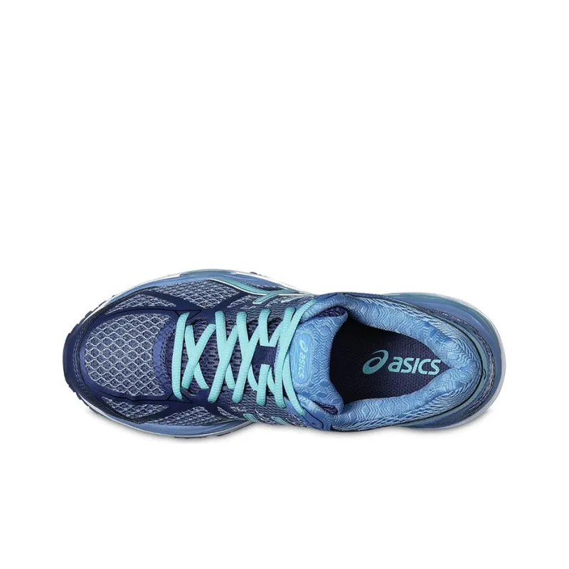 Asics Gel-Cumulus 17 Wear-Resistant Low-Top Running Shoes Women's Blue 2A-Width-2