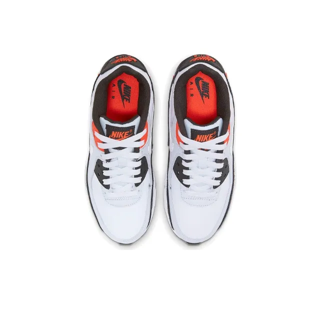 Nike Air Max 90 Leather 'Grey Bright Crimson' GS-3