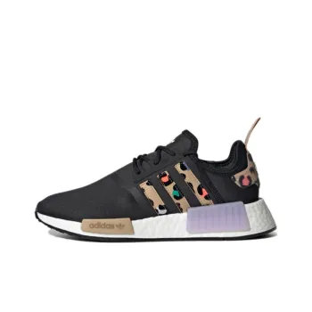 Adidas Originals Nmd R1 Black Purple Leopard Women's