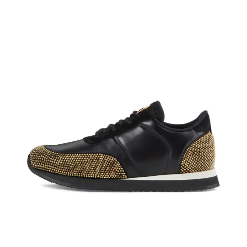 FARROW Zanotti/GZ Jimi Running Cushioned Wear-Resistant Breathable Lightweight Low-Top Casual Shoes Men's Black