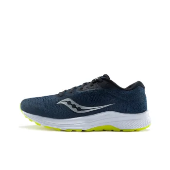 Saucony Clarion 2 Running Shoes Men Low Top Dark Blue Lemon
