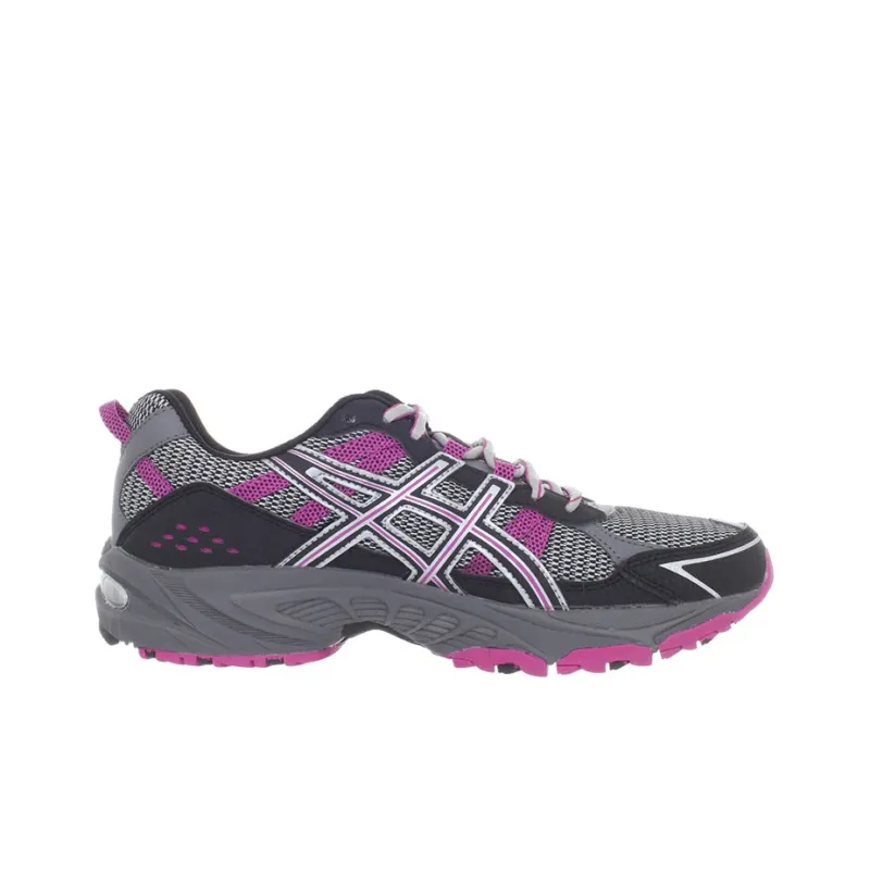 Asics Gel-Venture 4 Durable Breathable Low-Top Running Shoes Women's Gray Purple-1