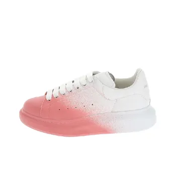 Alexander McQueen Oversized White Pink Velvet Spray Women's
