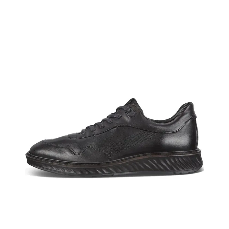 Ecco St.1 Hybrid Cushioned Slip Resistant Abrasion Resistant Low Top Athletic Shoes Men's Black-0