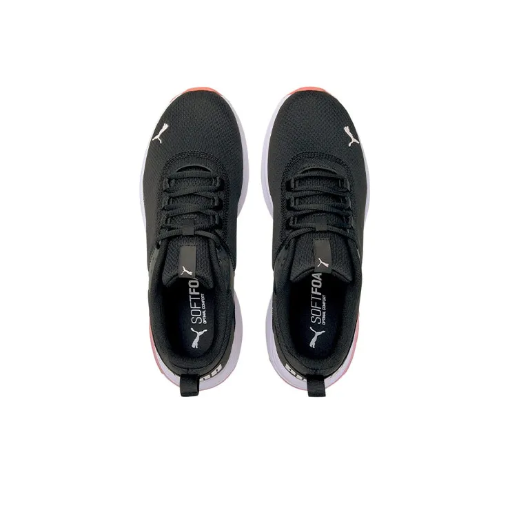 PUMA Electron Running Shoes Men Low-Top Black/White/Orange-3