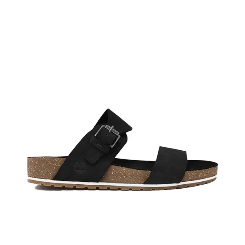 Timberland Malibu Waves Rubber Sole Slip-Resistant Slide Slippers Women's Black-1