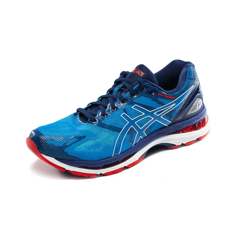 Asics GEL-Nimbus 19 Running Shoes Men Low-Top Blue/White-2