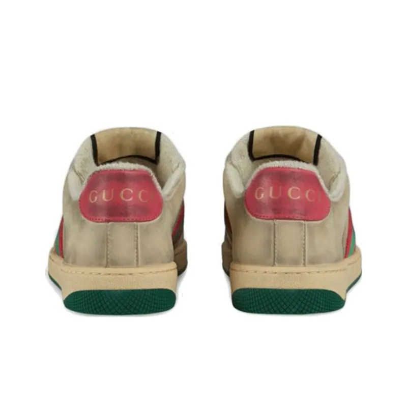 GUCCI Gg Screener Distressed 'GG Canvas   Pink'-3
