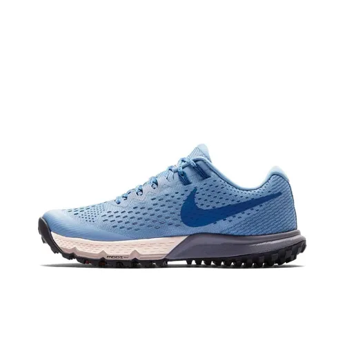 Nike Air Zoom Terra Kiger 4 Running Shoes Women's Low-Top Lake Blue