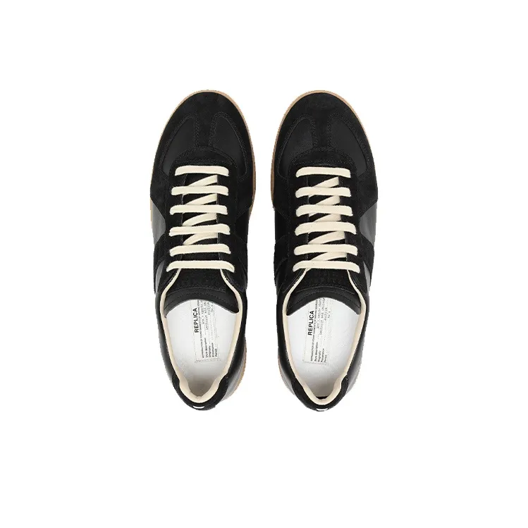 Maison Margiela Replica German Army Trainer GATs Black Gum-3