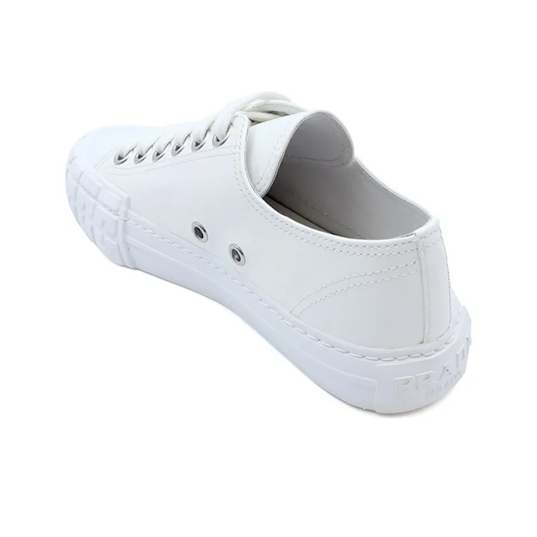 PRADA Skateboard Shoes Women's White-3