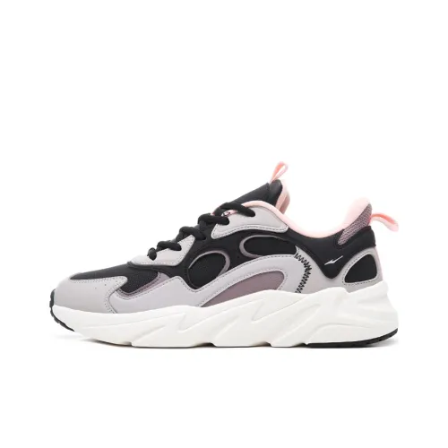 Erke Cushioning Anti Slip And Wear Resistant Low Top Casual Running Shoes Women's Sand