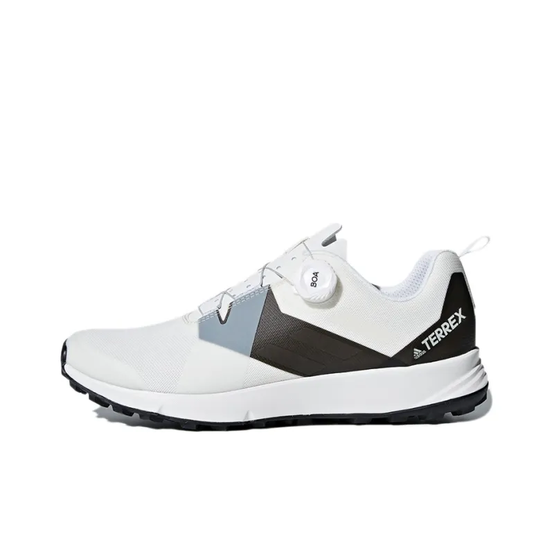 Adidas Terrex Two Boa Wear-Resistant Low-Top Trekking Shoes Men's White Black-0