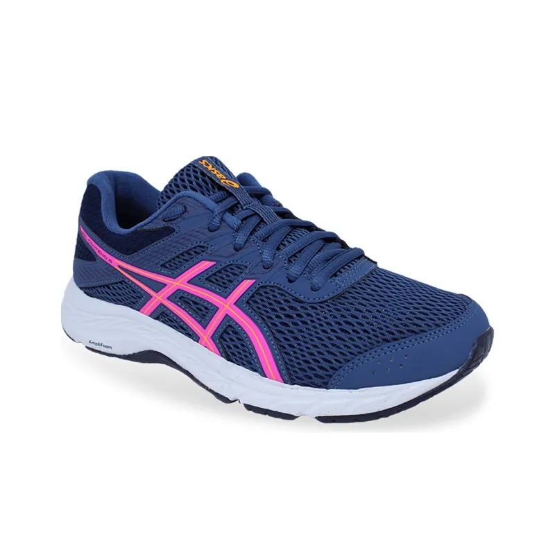 Asics Gel-Contend 6 Running Shoes Women's Low-Top Blue/Pink-2