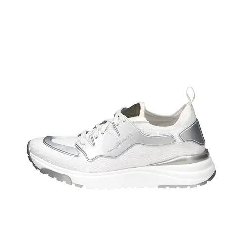 Ferragamo Lifestyle Shoes Men Low-Top Silver/White