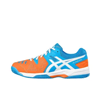 Asics Gel-Padel Pro 3 SG Wear-Resistant Slip-Resistant Low-Top Running Shoes Men's Blue Orange
