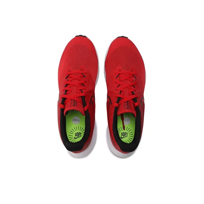 Nike Star Runner 2 Slip Resistant, Abrasion Resistant, Lightweight Low Top Running Shoes GS Red-3