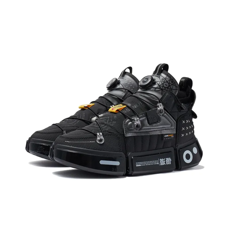 LiNing Casual Shoes Men Low Top Black-2