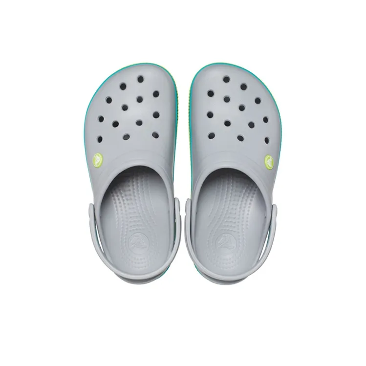 Crocs Crocband Zipper Band Clogs 'Grey Aqua'-4