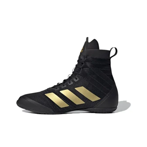 Adidas Speedex Running Shoes Unisex High-Top Black/Gold