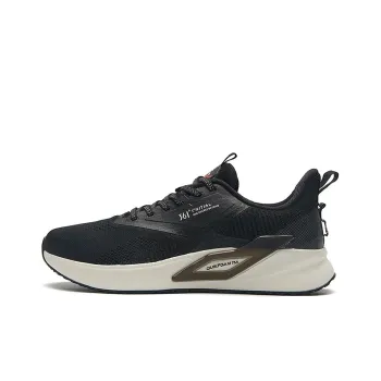 361° Breathable Lightweight And Wear Resistant Low Top Running Shoes Men's Black Red