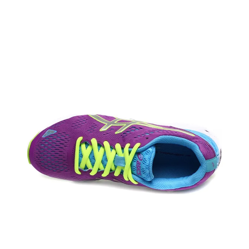Asics Gel-DS Trainer 19 Wear-Resistant Low-Top Running Shoes Women's Purple Blue Yellow-3