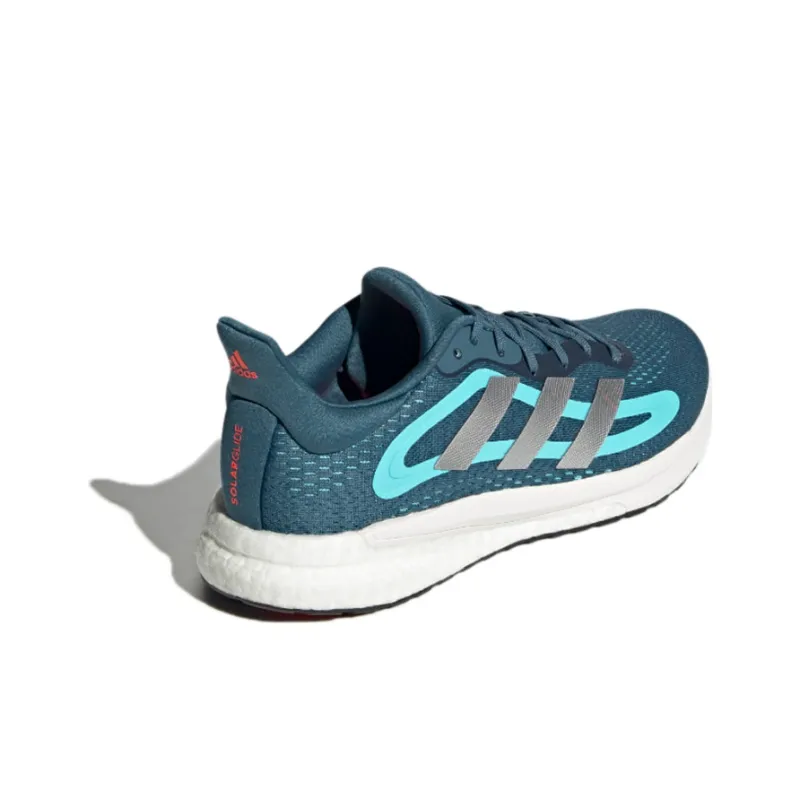 Adidas Solar Glide 4 Running Shoes Men Low Top Blue/Cyan-3