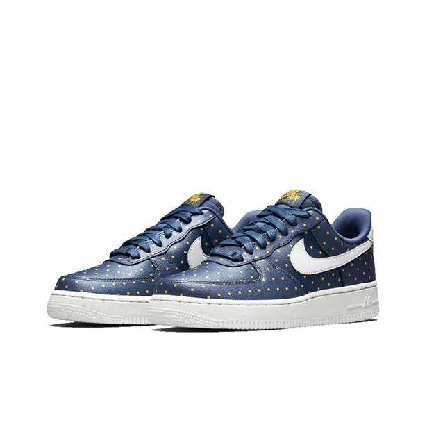 Nike Air Force 1 Low Thunder Blue Yellow Ochre Women's-2