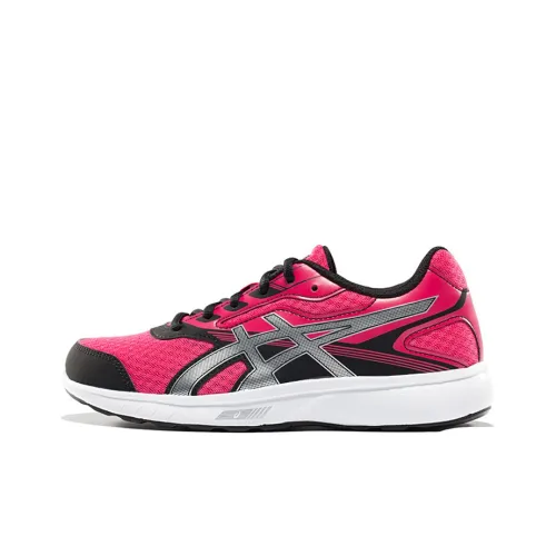 Asics Running Shoes Women's Low-Top Pink/Silver